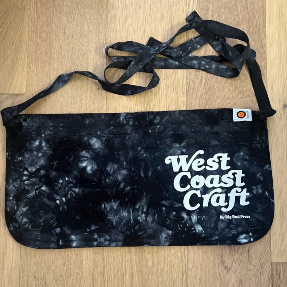 West coast craft Big Bud Press half apron